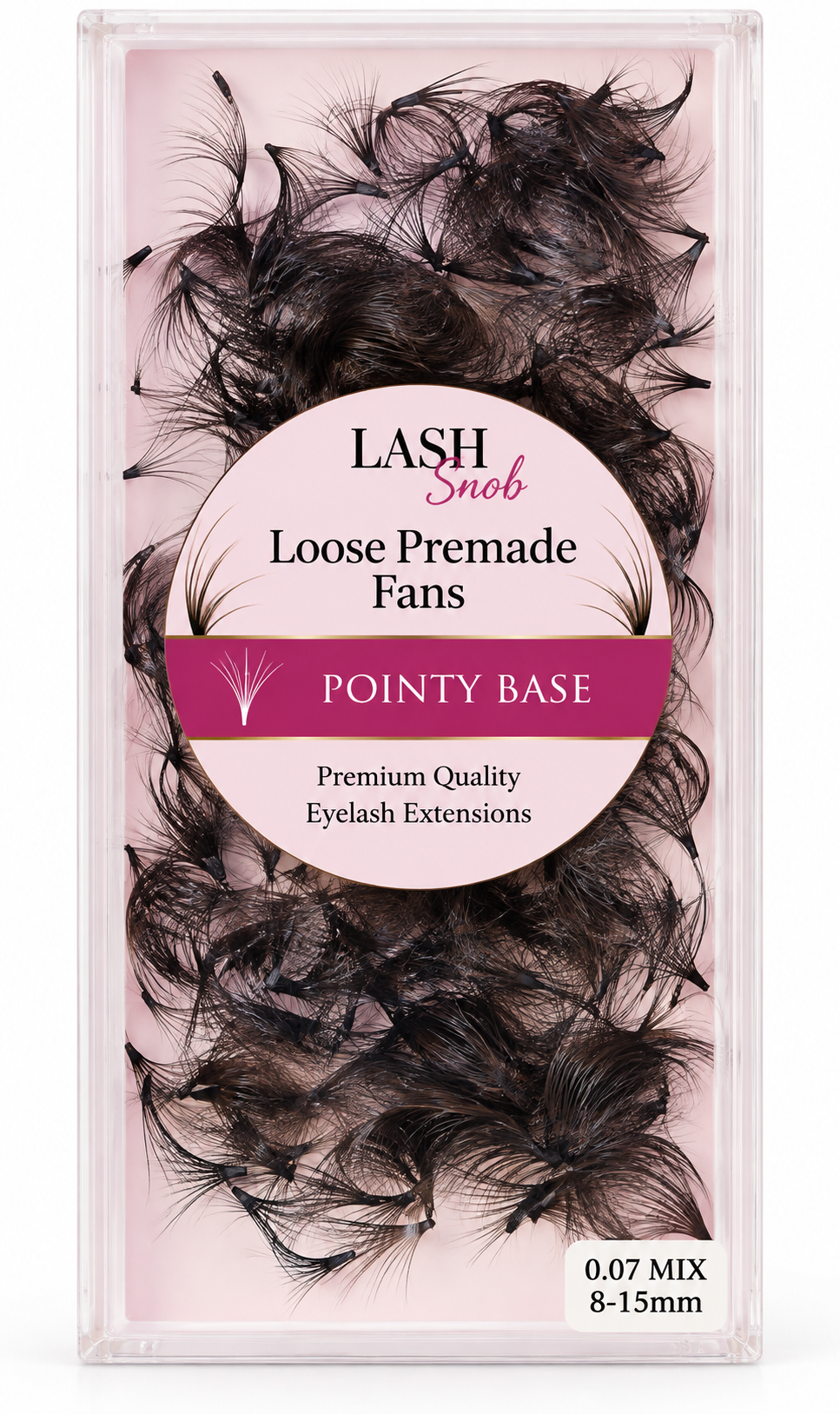Loose Premade Fans Pointy Base - 3D / 4D